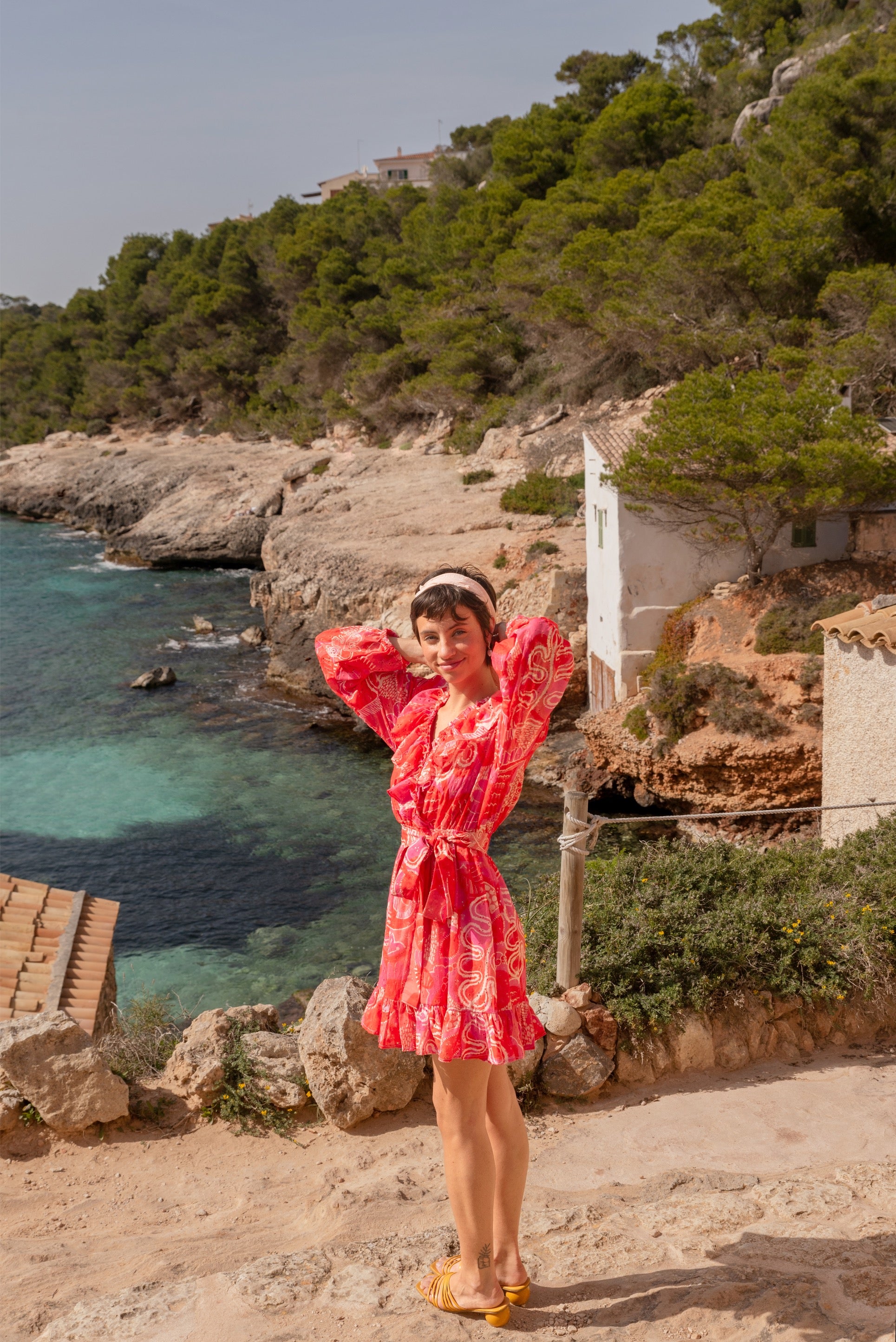 Margarita DRESS IN JAIPUR PRINT – Happï Space