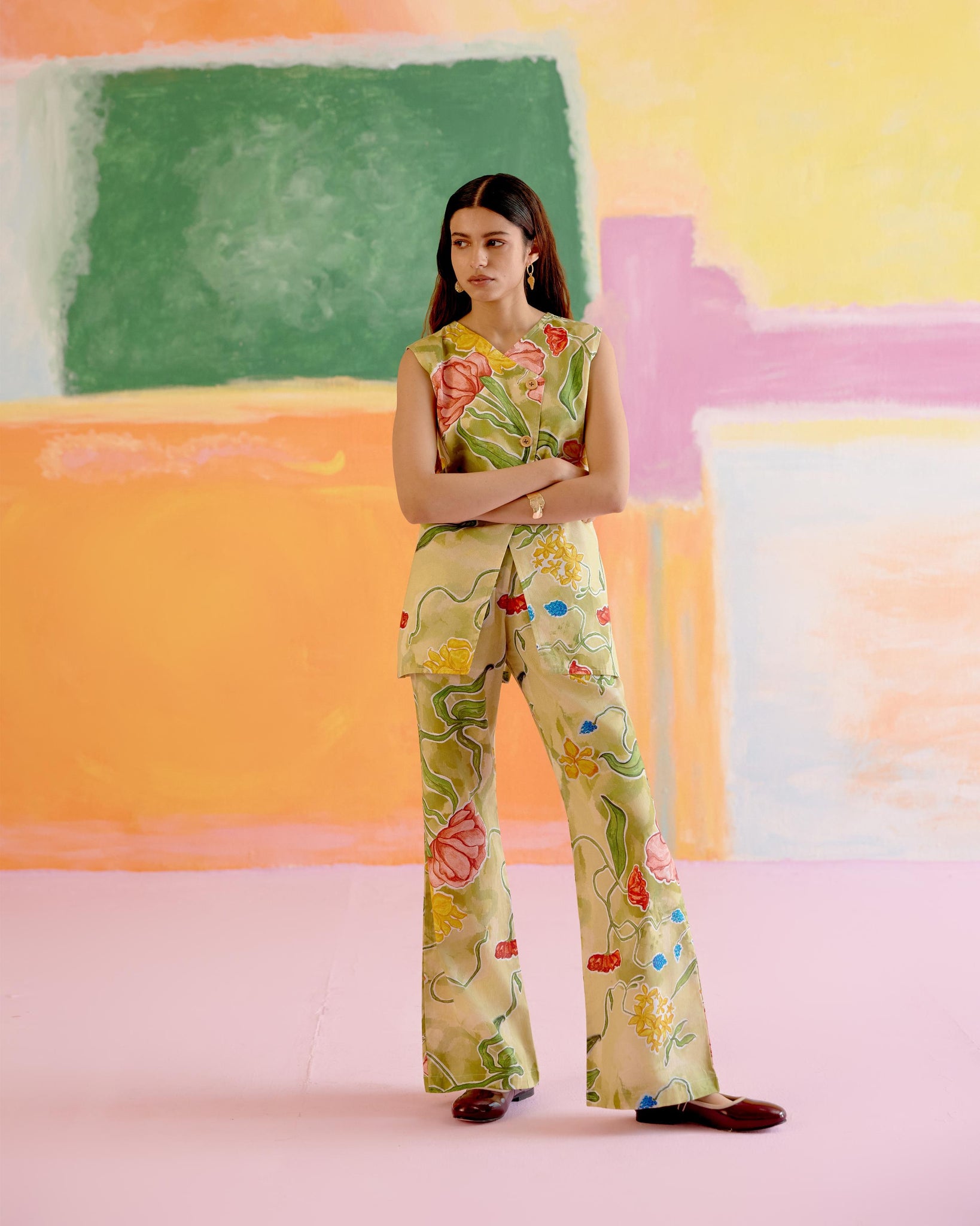 Ukiyo Co-ord Pants Set Le Jardin