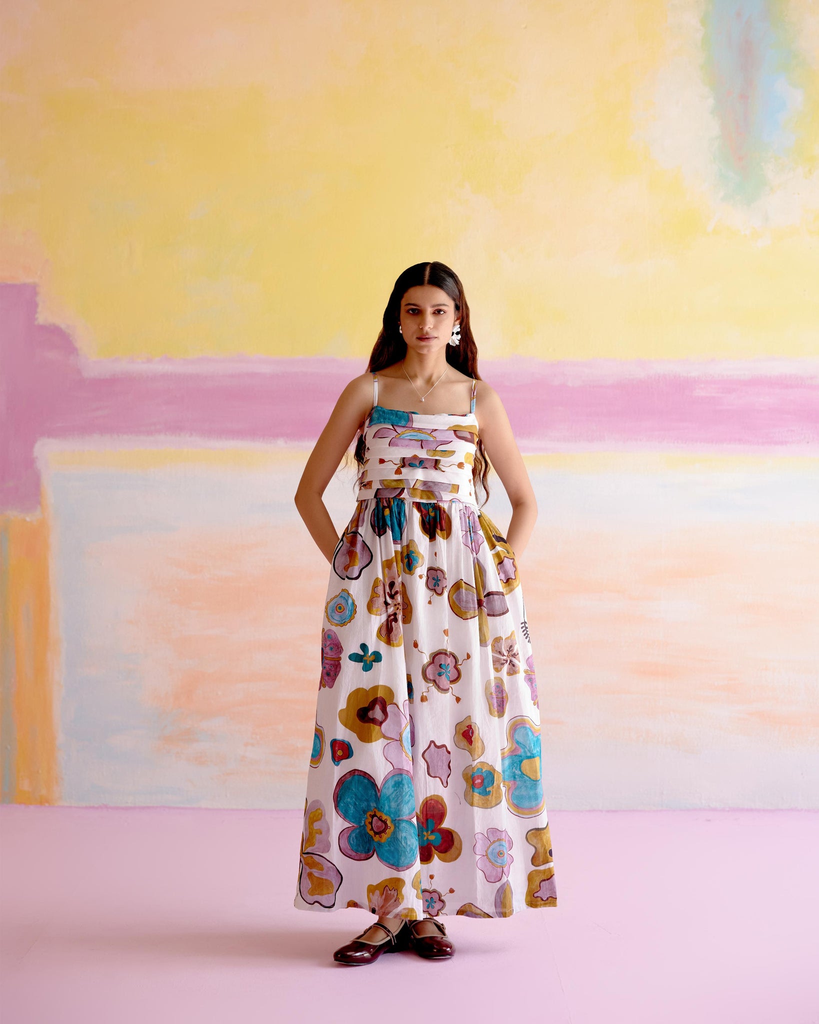 Verona Maxi Dress in Joy of Life Print