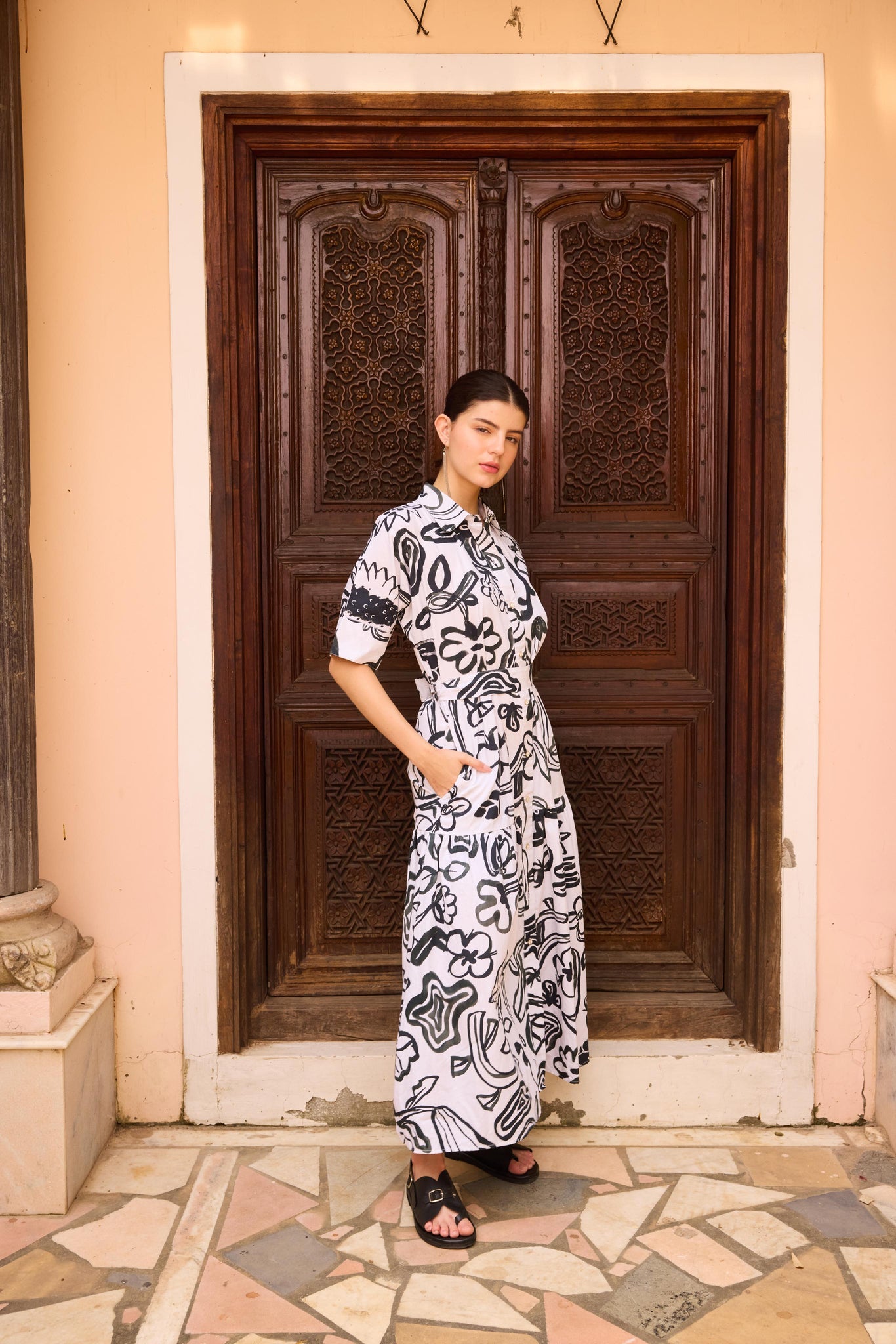 Gina Maxi Shirt Dress