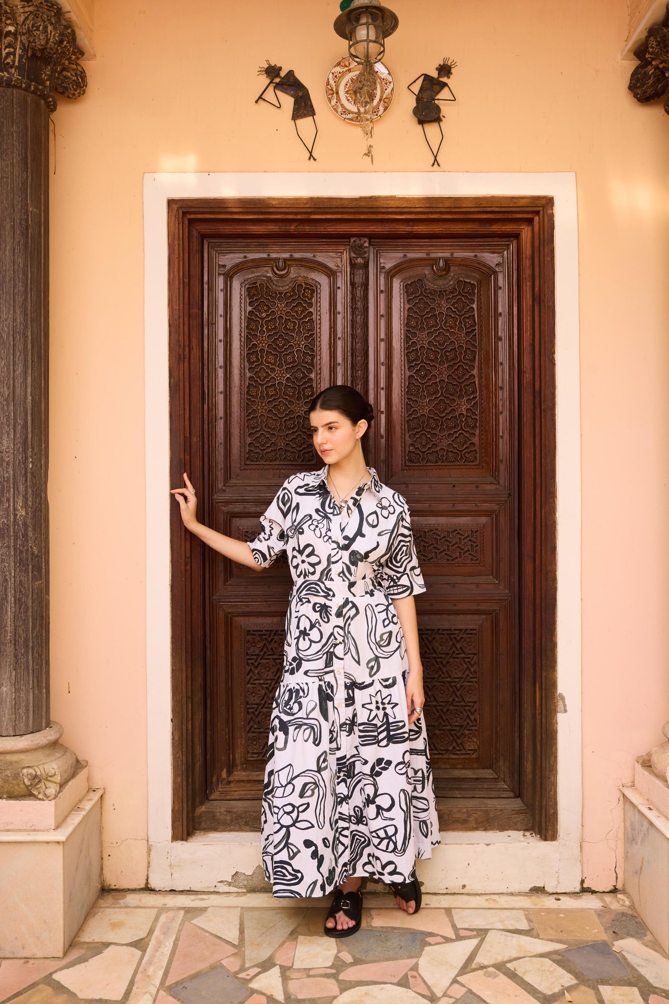 Gina Maxi Shirt Dress
