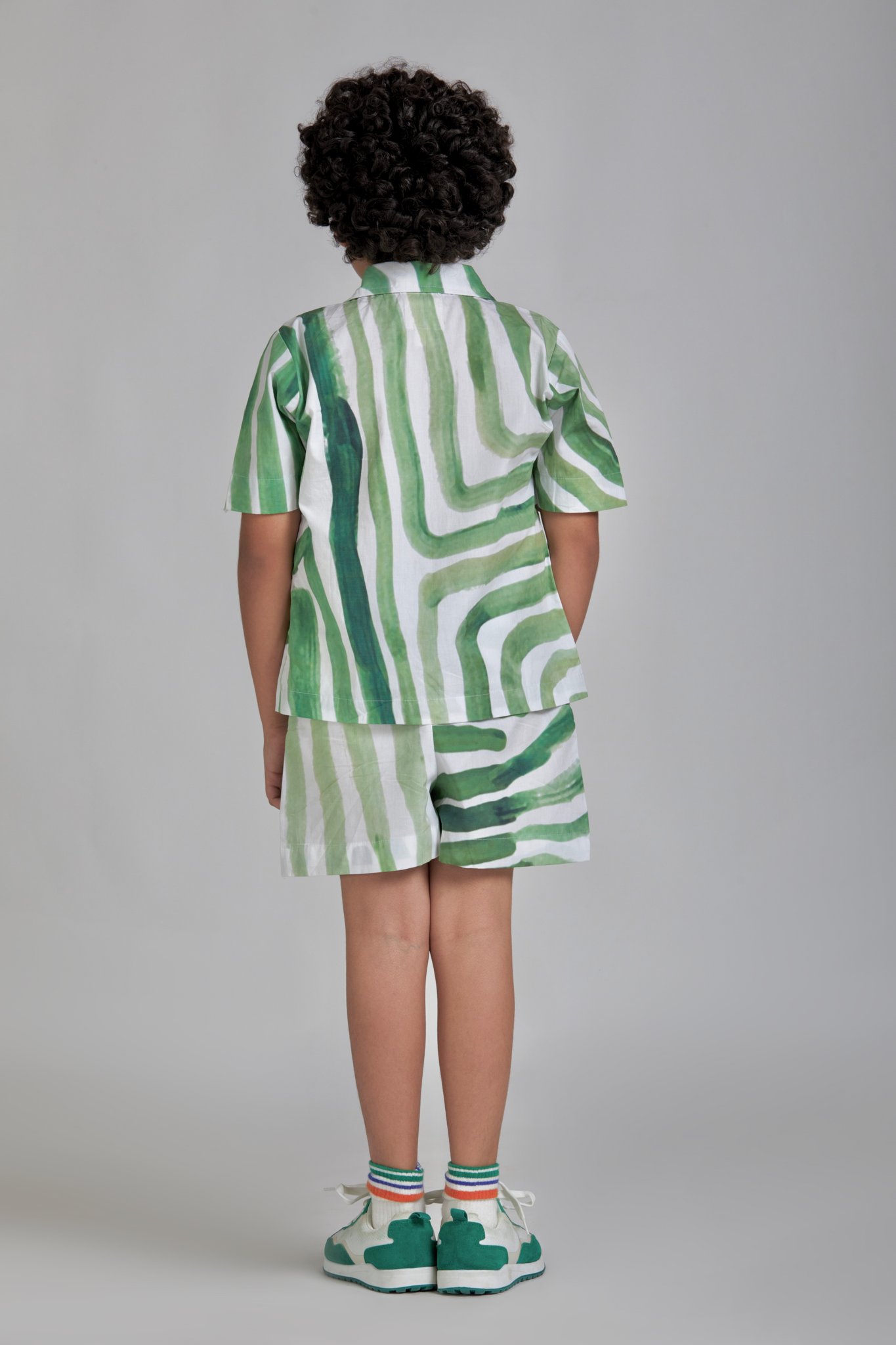 Marvin Co-ord in Abstract Green