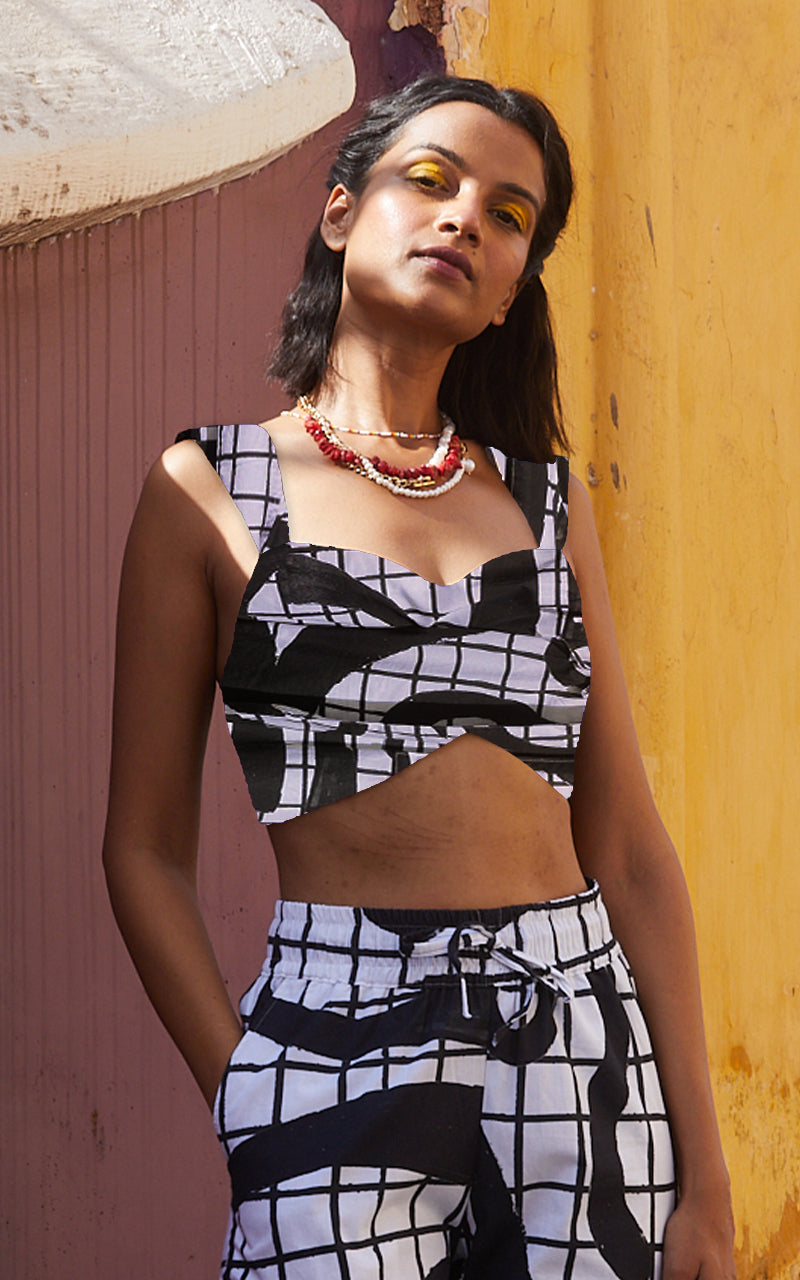 Malle Co-ord Set in Yin Yang Print