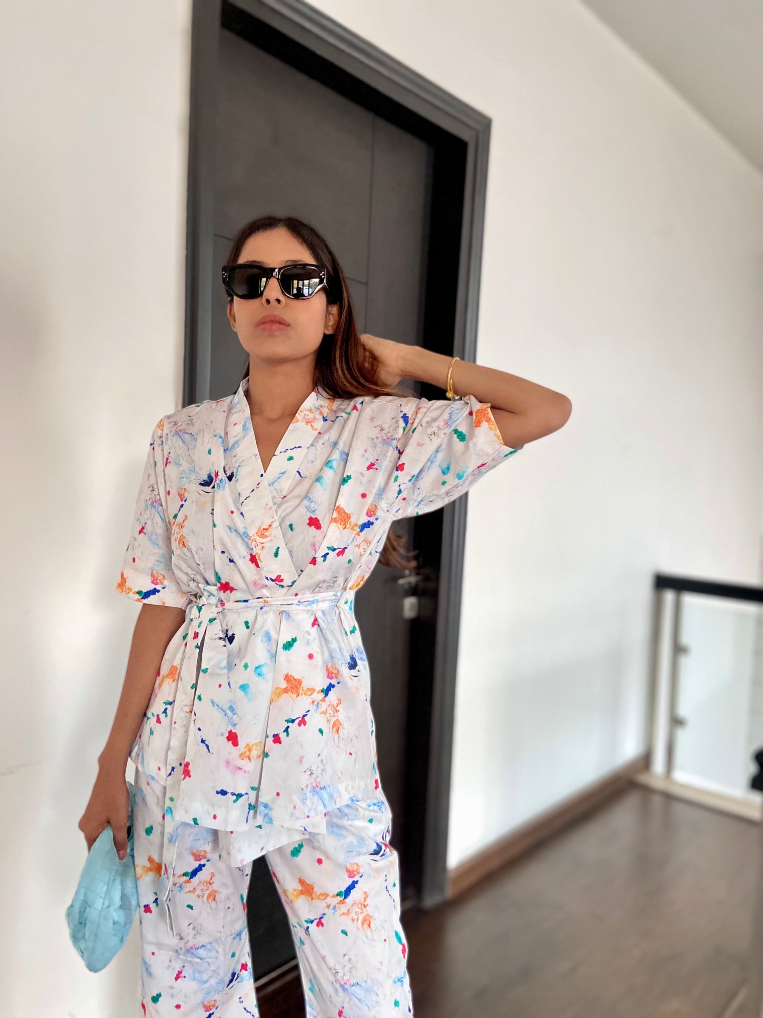 Kyoto Co-ord Set Full In Dainty Floral