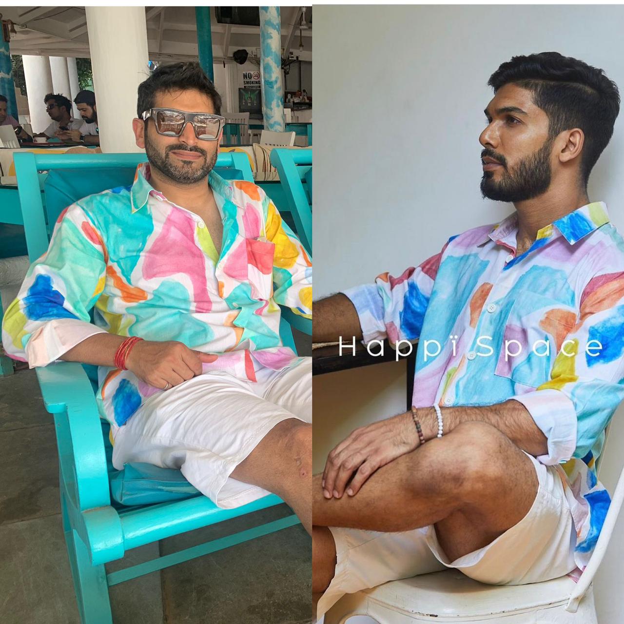 Burano unisex shirt in Multi Camo
